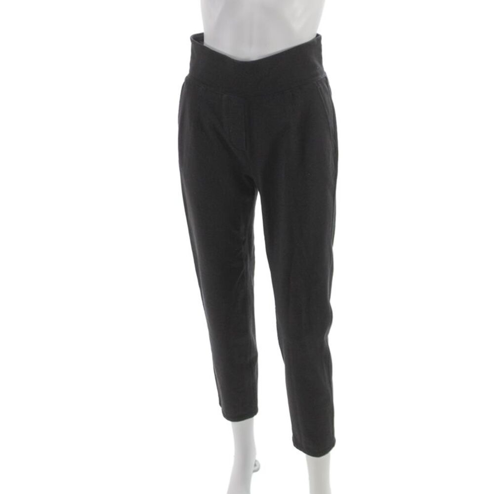 Kit And Ace Womens Cropped Athleisure Pants Gray Tencel Lyocell Size 4